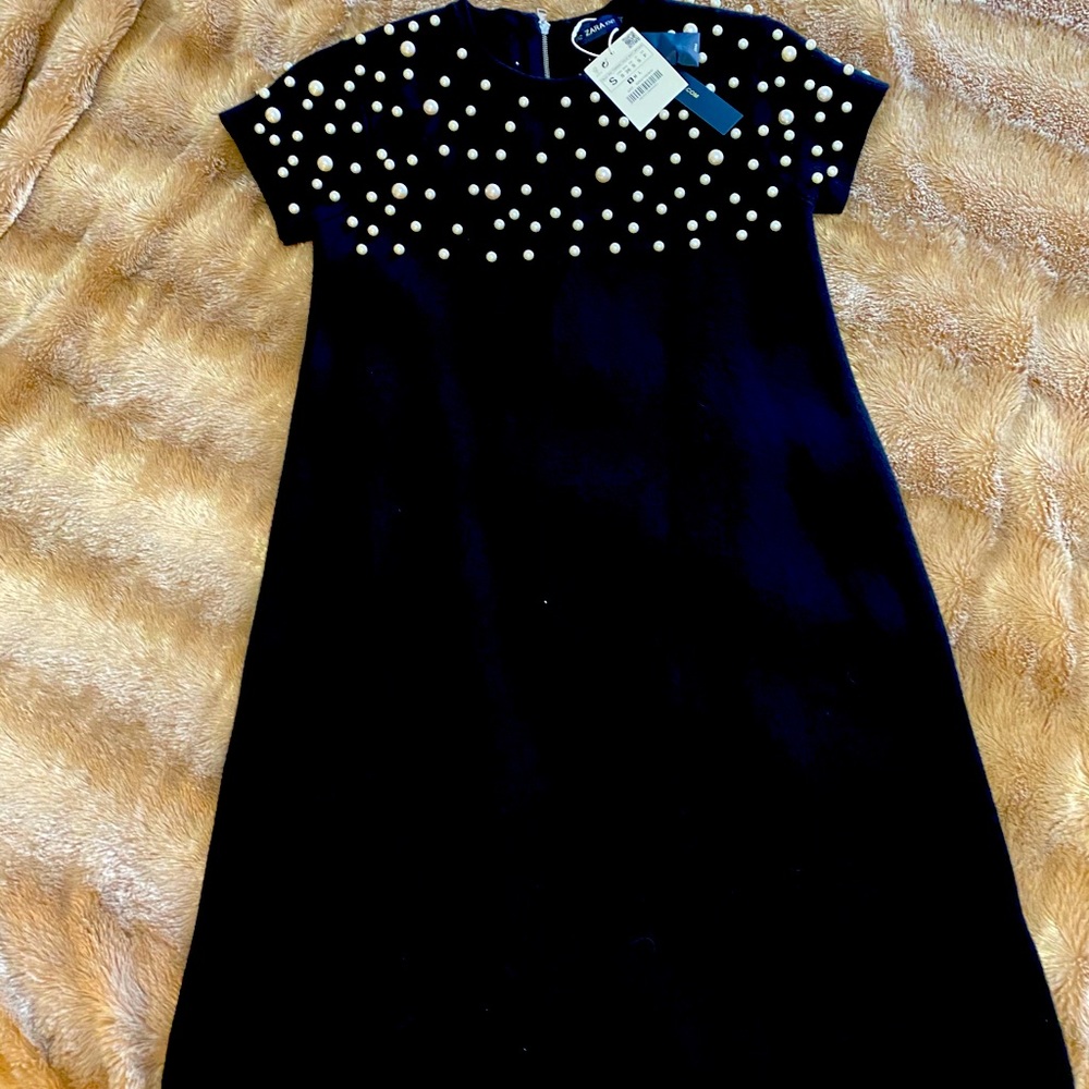 Zara beaded knit dress!